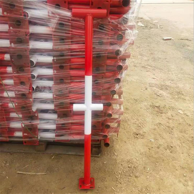 工地临时楼梯防护栏  楼房楼梯立杆 工地临时楼梯扶手 厂家供应