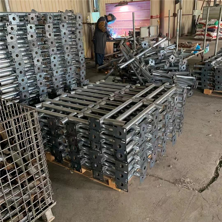  建筑护栏立杆  楼梯防护立杆立柱 建筑工地临时防护栏杆 厂家供应