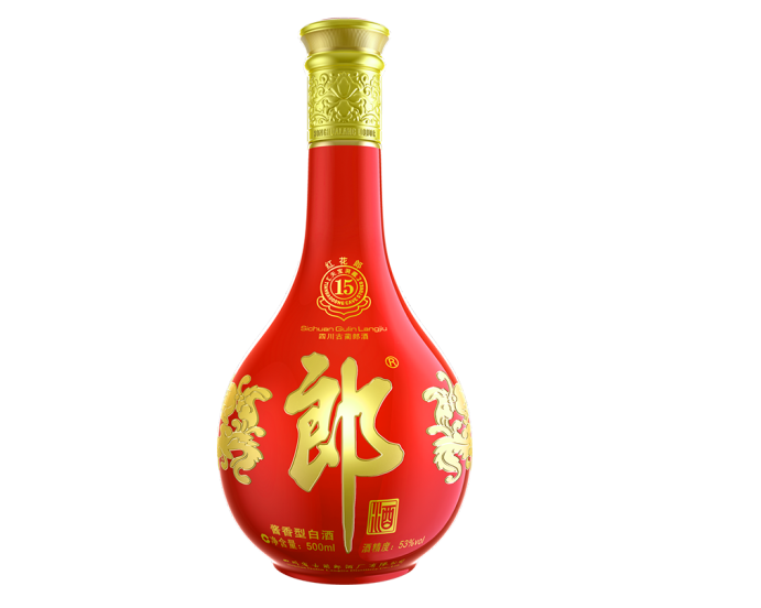 酱香白酒红花郎十五年零售   单瓶报价   整箱批发价格