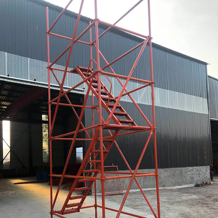 现货销售 笼式安全爬梯 工地施工用安全爬梯 盘扣式安全爬梯 规格多样