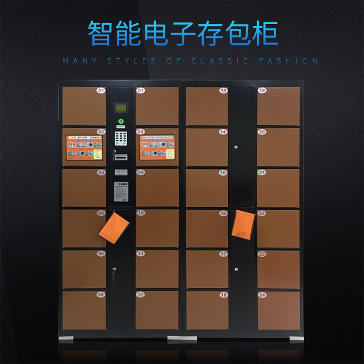 商丘人脸识别存包柜 周口48门微信扫码寄存放柜 条码超市智能储物柜 量大从优