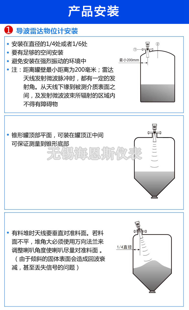 雷达液位计的工作原理图片