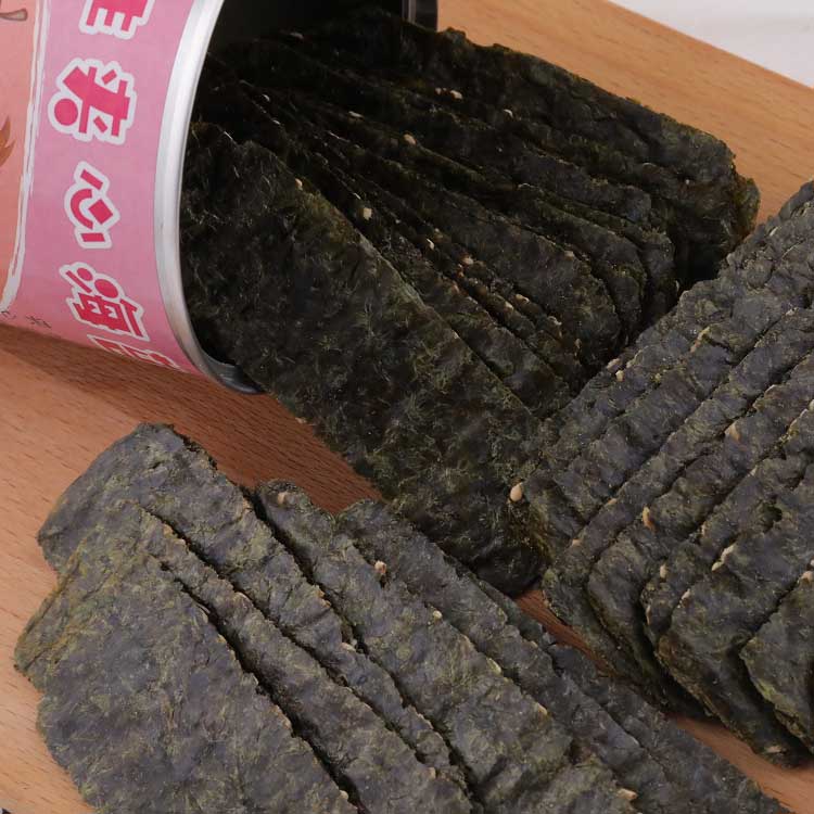 芝麻海苔夹心脆 即食海苔 海苔小零食批发商