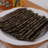芝麻海苔夹心脆 潍坊铭聚食品出售海苔小零食 多味海苔开罐即食