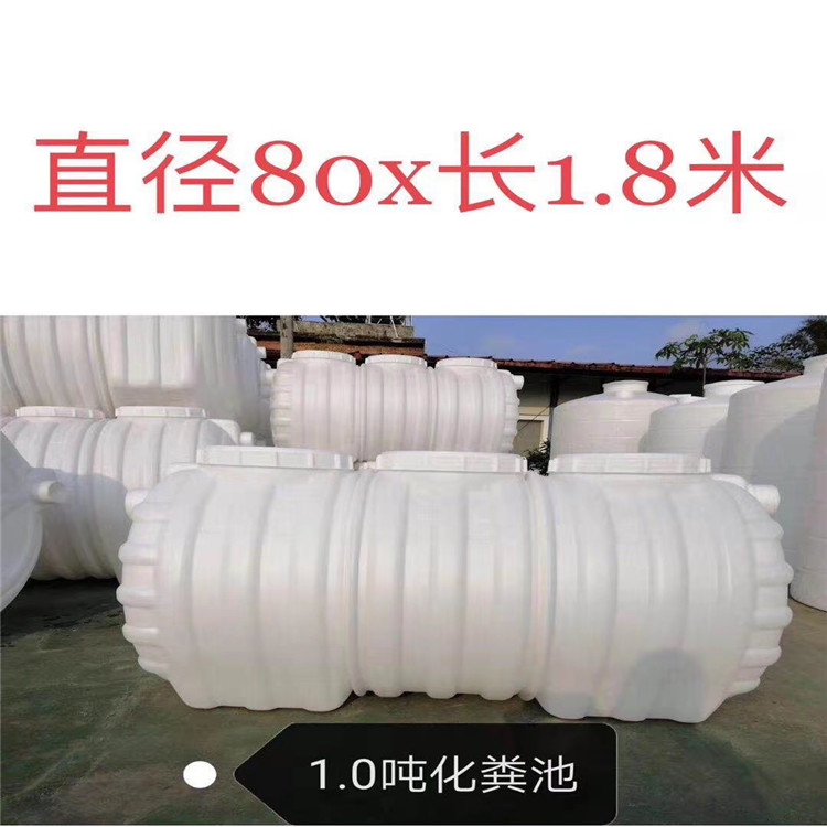 平凉一体注塑PE化粪池 塑料化粪池安装批发