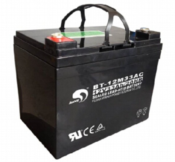 赛特蓄电池BT-12M33AC 12V33AH 直流屏UPS电源消防主机备用设备