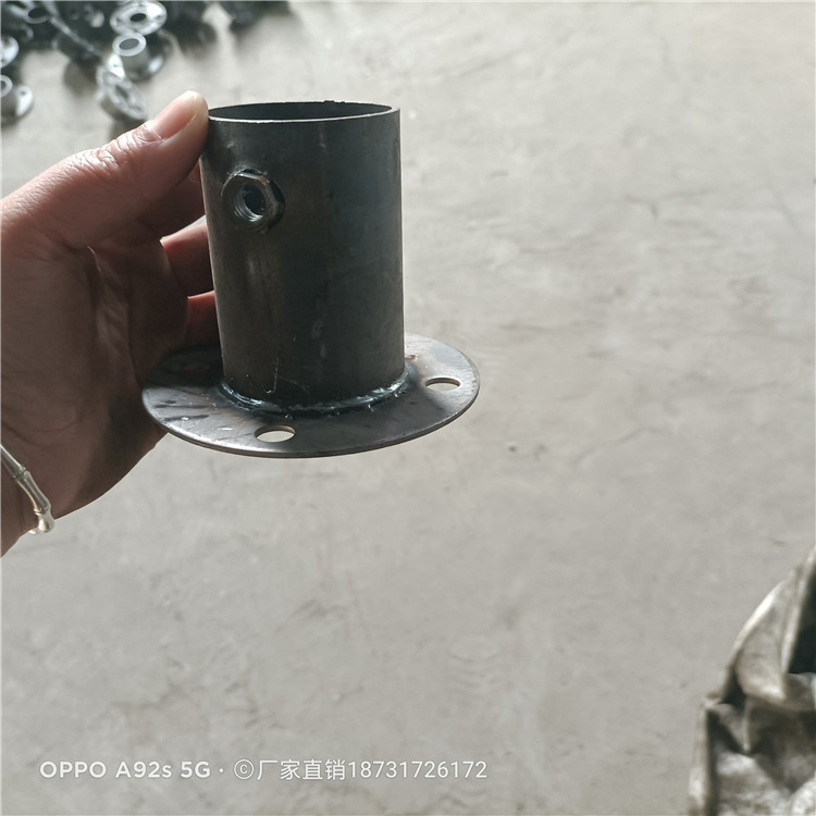 工地临边防护管件 楼梯扶手接头 临边防护连接件批发