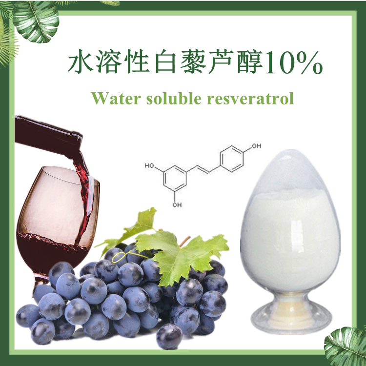 现货供应  水溶性白藜芦醇10% 可免费提供小样