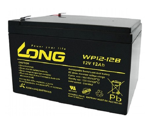 LONG广隆蓄电池WP12-12B 12V12AH 免维护胶体铅酸照明蓄电池UPS门禁喷雾器