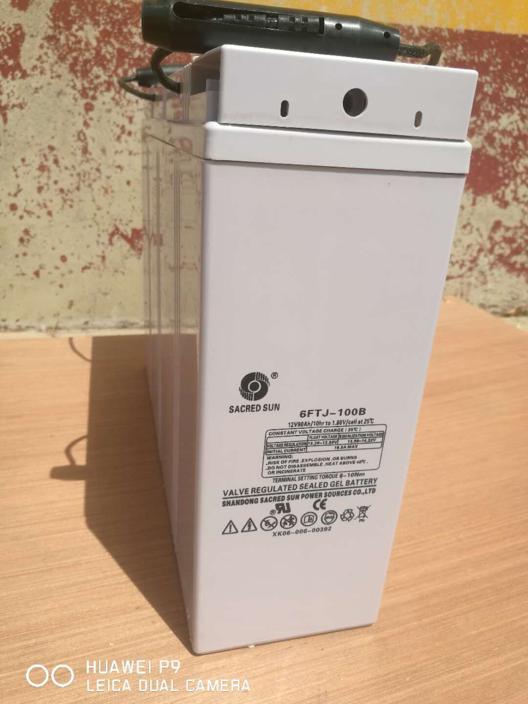 山东圣阳蓄电池6FTJ-100B 12V100Ah 狭长通电源免维护电池