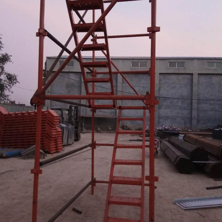 箱式安全爬梯 利科建筑器材 75加强型施工安全爬梯 扣件安全爬梯 按需定制