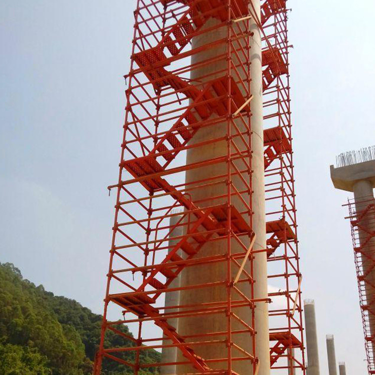 路桥施工安全爬梯 现货出售 笼式安全爬梯 建筑桥梁安全爬梯 按时发货