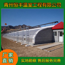 恒丰   C型钢双模骨架大棚  日光温室蔬菜大棚骨架  日光种植大棚