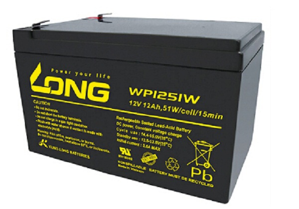 LONG广隆蓄电池WP1251W 12V51W铅酸蓄电池/原装现货计算机系统路灯
