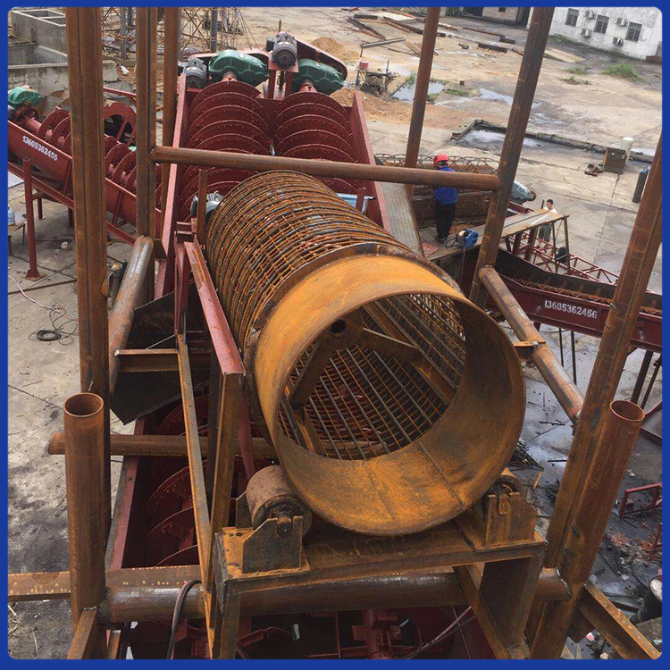 小型洗沙机械 双轴洗砂机 欢迎洽谈