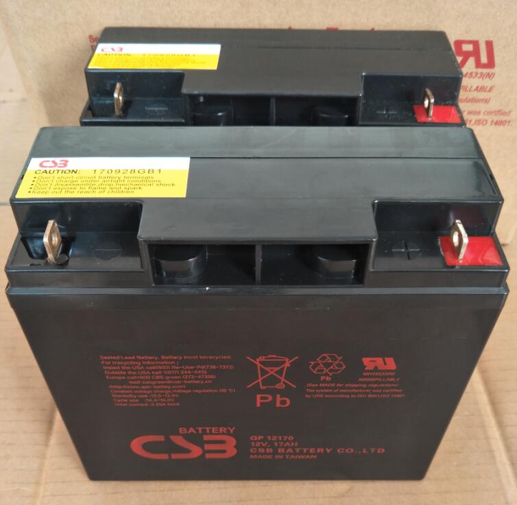 CSB蓄电池GP12170 12V17AH 监控医疗通信应急UPS储能电瓶专用