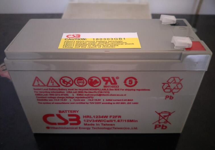 CSB蓄电池HRL1234W F2FR 12V34W 消防主机船舶仪器仪表全新包邮