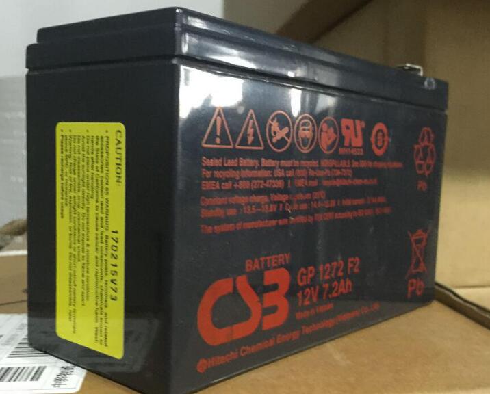 CSB蓄电池GP1272 F2 12V7.2AH UPSEPS电源 机房 直流屏专用