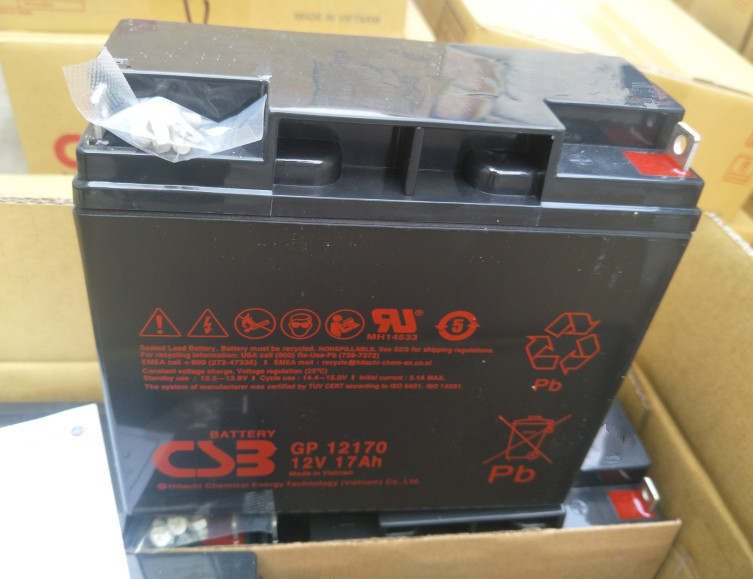 希世比CSB蓄电池GP12170 F2 12V17AH 消防主机通信应急UPS储能电瓶