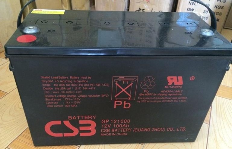 CSB蓄电池GP121000 12V100AH 机房发电厂船舶UPS应急电瓶