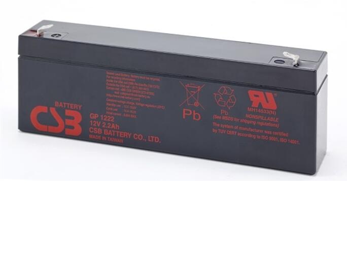 CSB蓄电池GP1222 12V2.2AH 精密仪器电梯消防设备12伏小功率