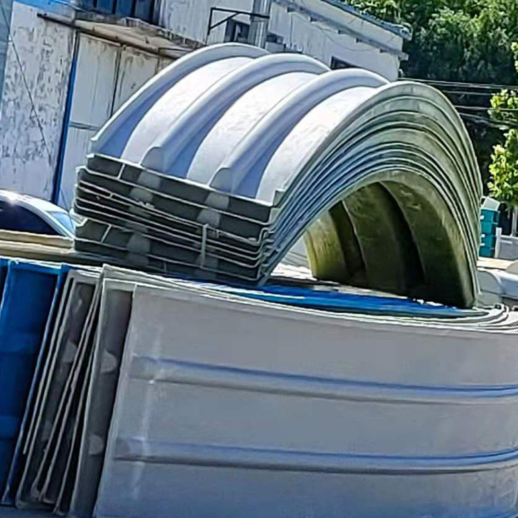 玻璃钢污水池起拱盖板 圆形污水池双筋盖 搪瓷罐穹顶玻璃钢盖板