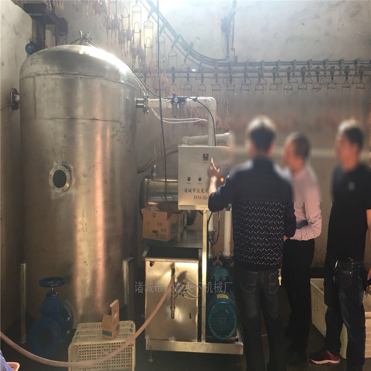 全自动家禽吸肺设备操作简单  众发天下屠宰设备  真空吸肺机