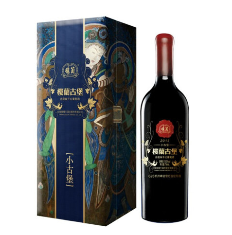 楼兰红酒全系列专卖 小古堡赤霞珠干红尊享版整箱 价格 