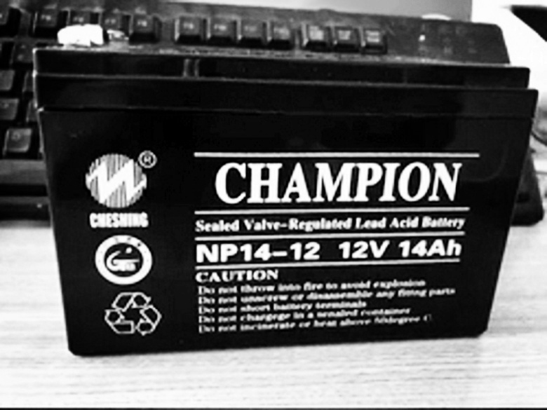 guan军CHAMPION蓄电池 NP14-12 12V14AH电梯 应急电源 应急照明 UPS内置