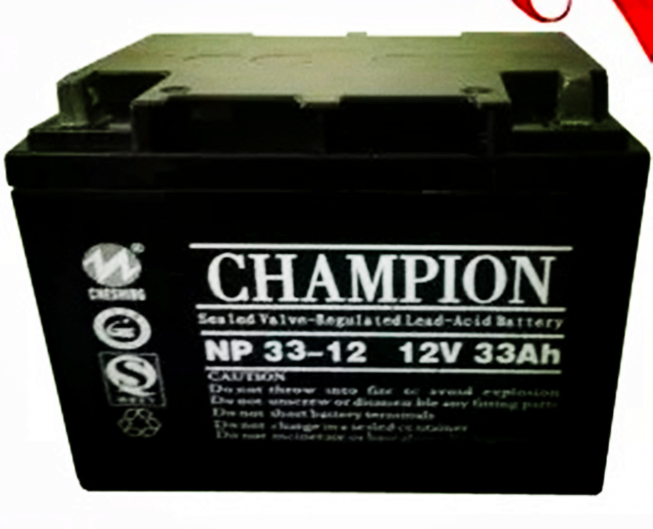 guan军蓄电池NP33-12铅酸免维护12V33AH直流屏 电机房 安防UPS 基站  消防控制器