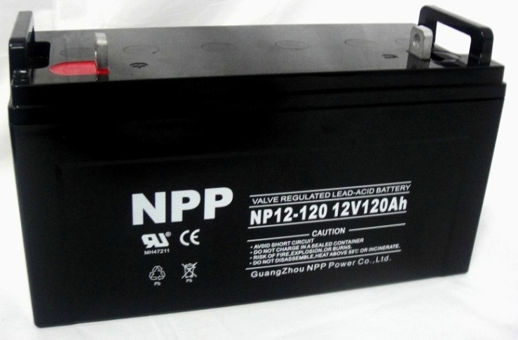 NPP 耐普蓄电池NP12-120耐普铅酸免维护 12V120AH UPS应急设备太阳能路灯电力机房