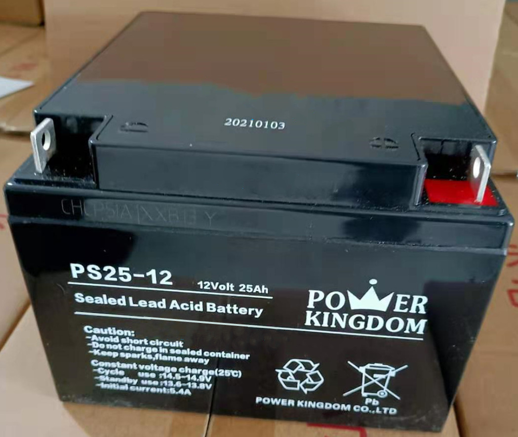 POERKINGDOM三力蓄电池PS25-12 12V25AH 消防机柜 机房UPS电源