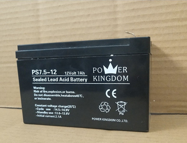 POERKINGDOM三力蓄电池PS7.5-12 12V7.5AH 消防通讯ups电源电池