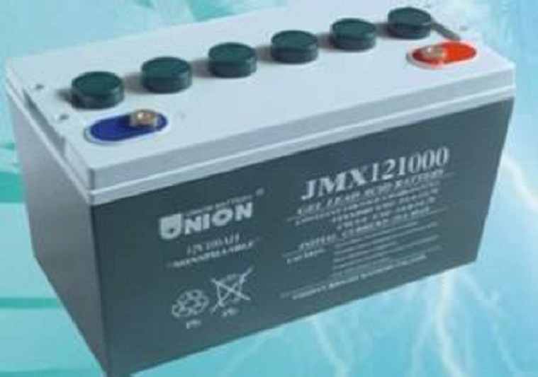 UNION友联蓄电池JMX121000 12V100AH 客车房车船舶发电机逆变大功率足容量铅酸电瓶