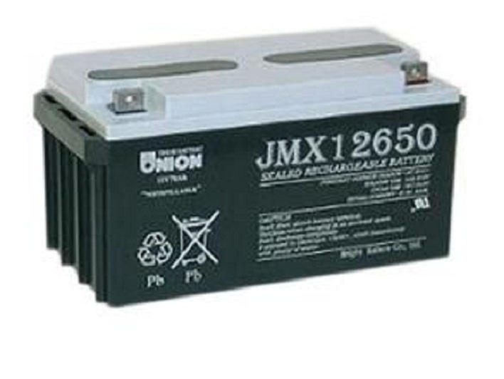 UNION友联蓄电池JMX12650 12V65AH 客车房车船舶发电机逆变大功率足容量铅酸电瓶