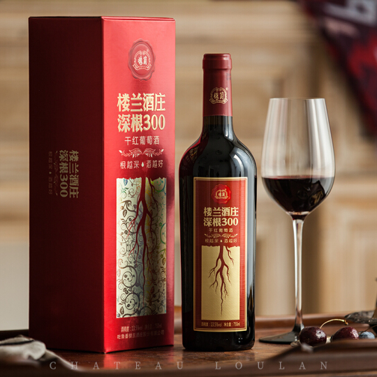 楼兰红酒专卖 深根300干红葡萄酒单瓶 上海报价