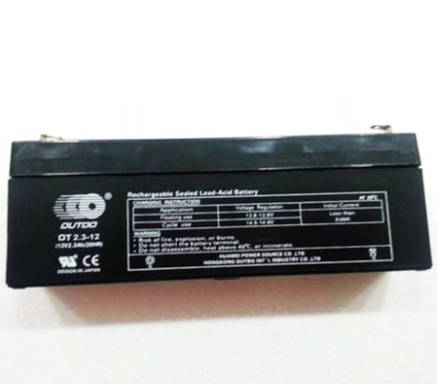 OUTDO 奥特多蓄电池OT2.3-12 铅酸免维护12V2.3AH 应急灯UPS应急照明 计算机