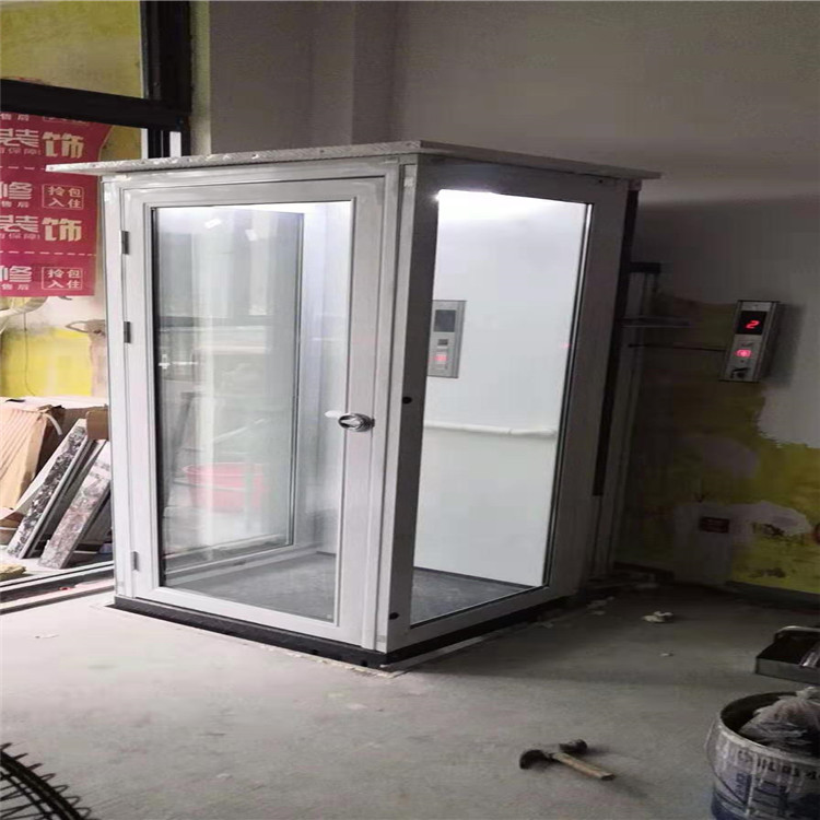 家庭使用别墅电梯_三层观光阁楼电梯定制