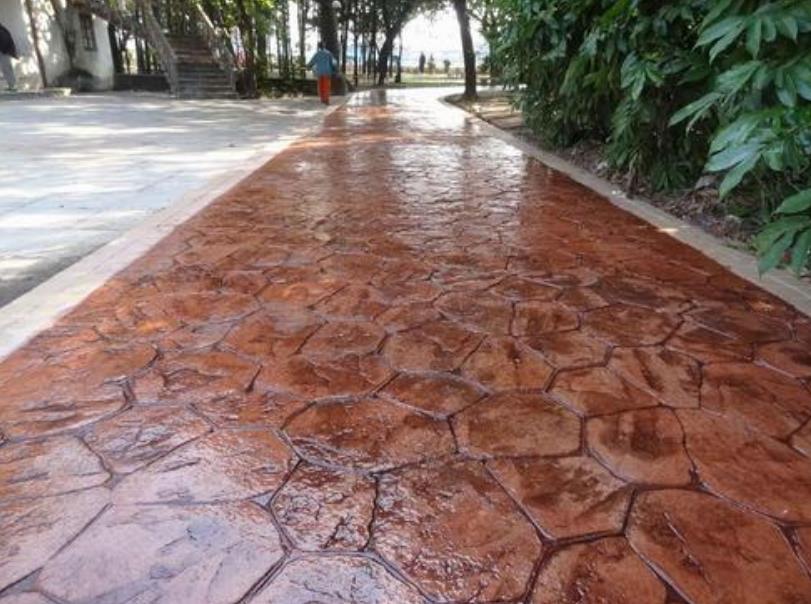 压模地坪厂家 压印混凝土材料 地坪压模施工