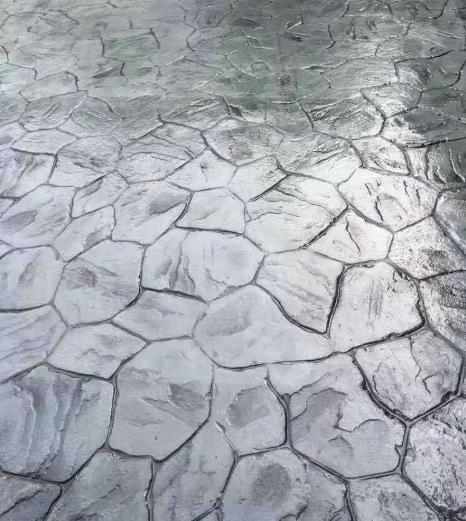 压花路面 压花混凝土路面 彩色水泥路面 晶邦地坪