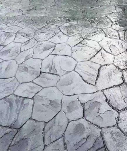混凝土压模地面 地坪压模施工 压花地坪材料厂家 晶邦地坪