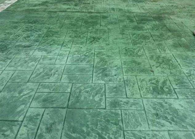 彩色压花强化料 压花路面 印花地坪强化料 晶邦地坪
