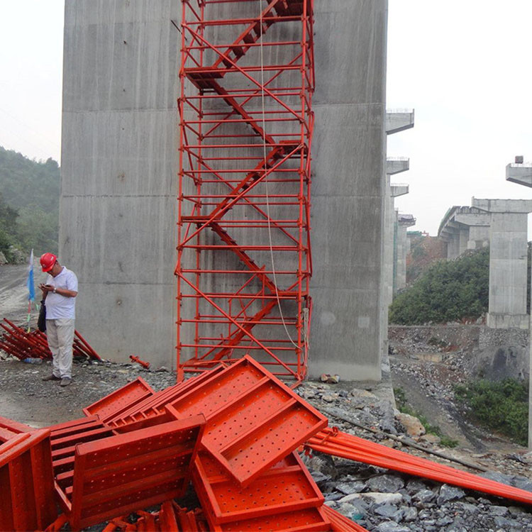 建筑之字形安全爬梯 建筑工地安全爬梯 桥梁安全爬梯 价格称心