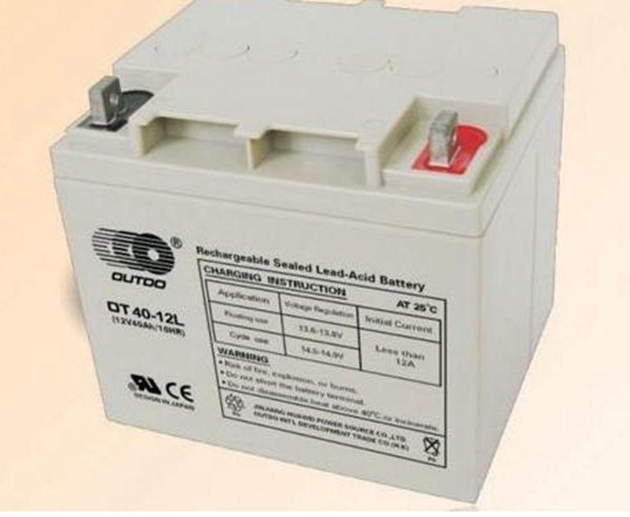奥特多蓄电池OT40-12监控12V40AH直流屏ups电源 通讯 太阳能 发电站 电信设备 直流屏