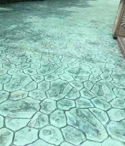 压花地坪图片大全 压纹混凝土 混凝土压模地面 晶邦地坪