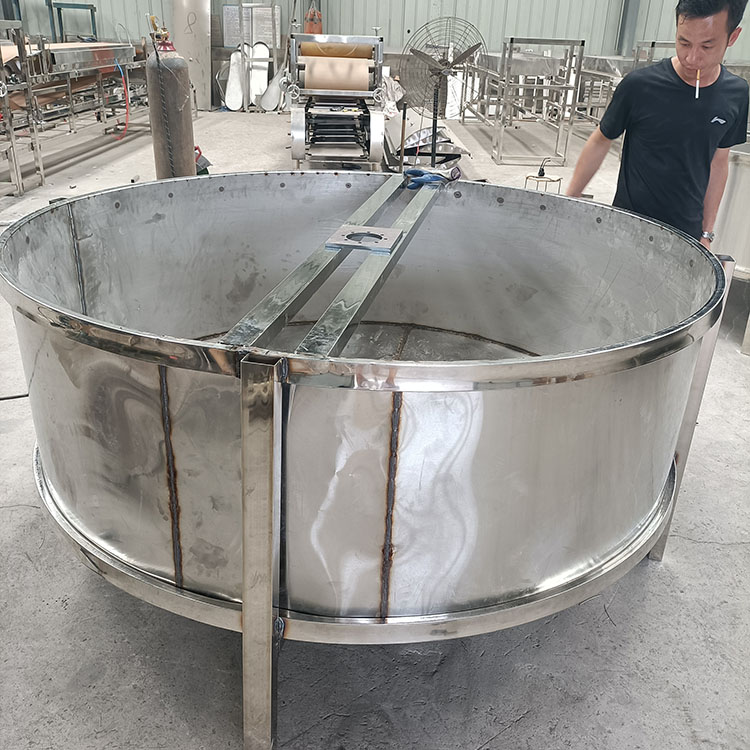全自动小型面浆沉淀池 国匠面浆沉淀池 燃气型火龙果凉皮机