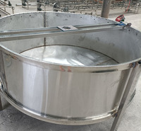 定制大中小型面浆沉淀池 国匠面浆沉淀池 小型家用凉皮机操作过程