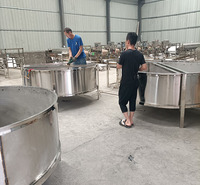全自动面浆沉淀池 国匠面浆沉淀池 仿手工圆形凉皮机