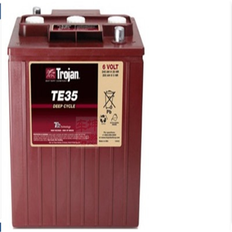 Trojan蓄电池TE35/美国邱健电瓶6V245AH铅酸免维护原装/现货/报价