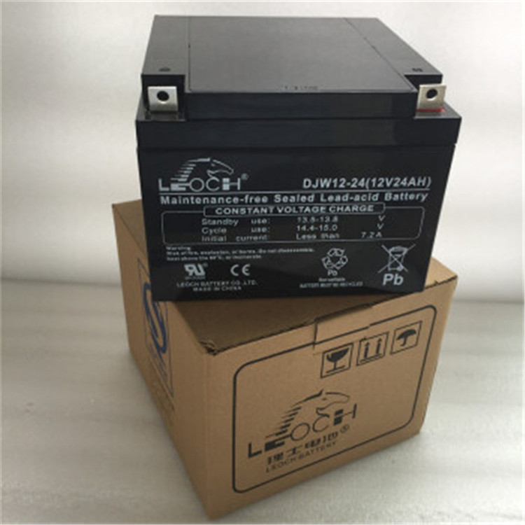 LEOCH 理士蓄电池DJW12-24 12V24AH直流屏电瓶 免维护UPS电源电池